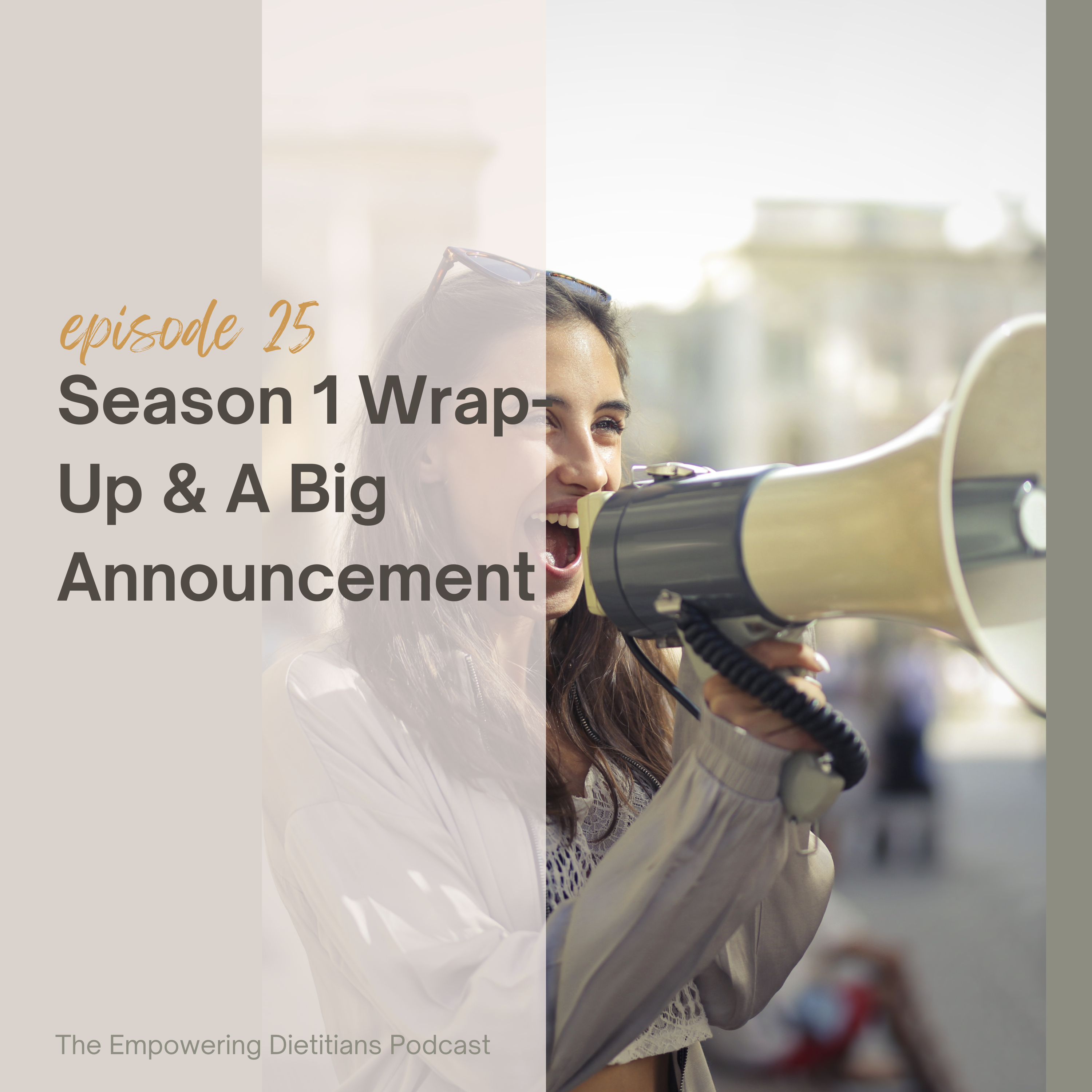 season 1 wrap-up & a big announcement