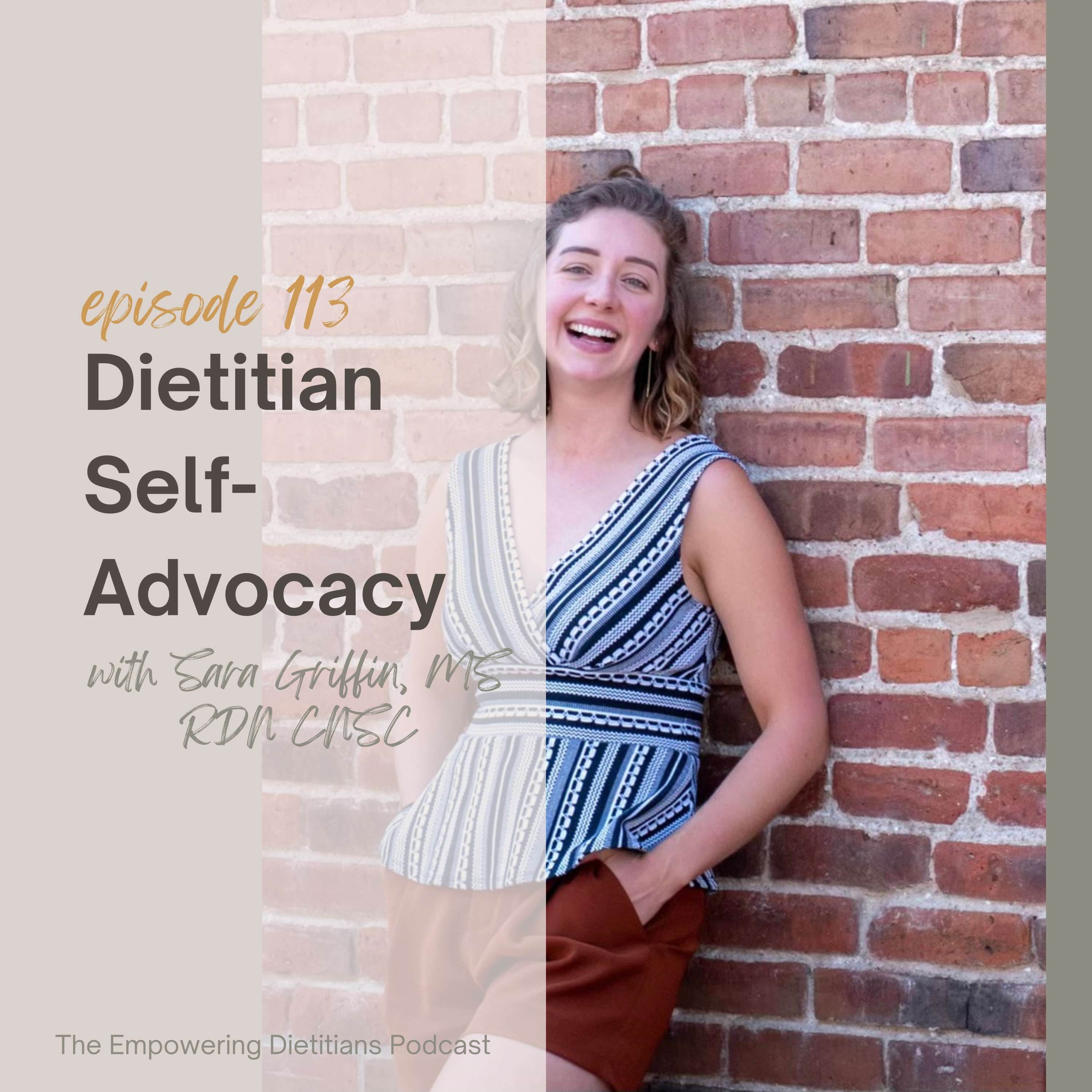 dietitian self-advocacy with sara griffin