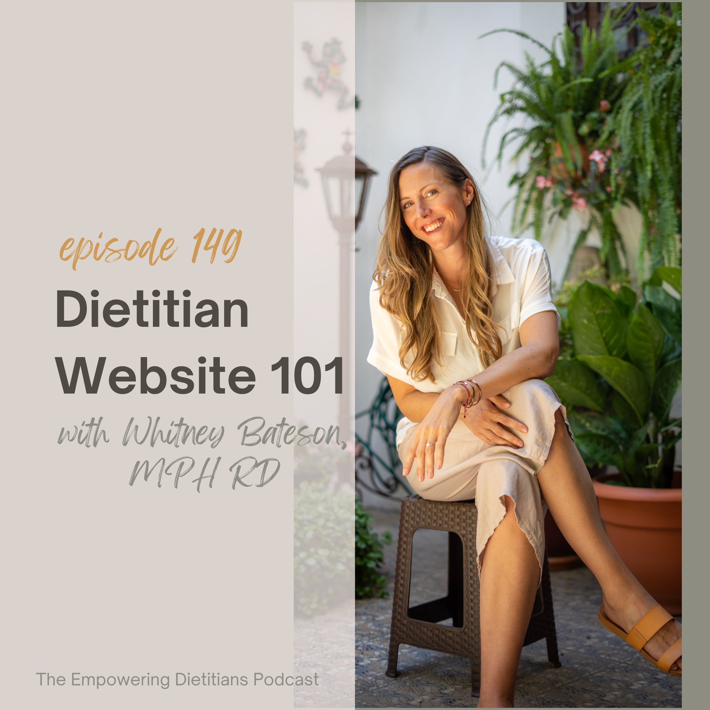 Dietitian Website 101 with Whitney Bateson, MPH RD