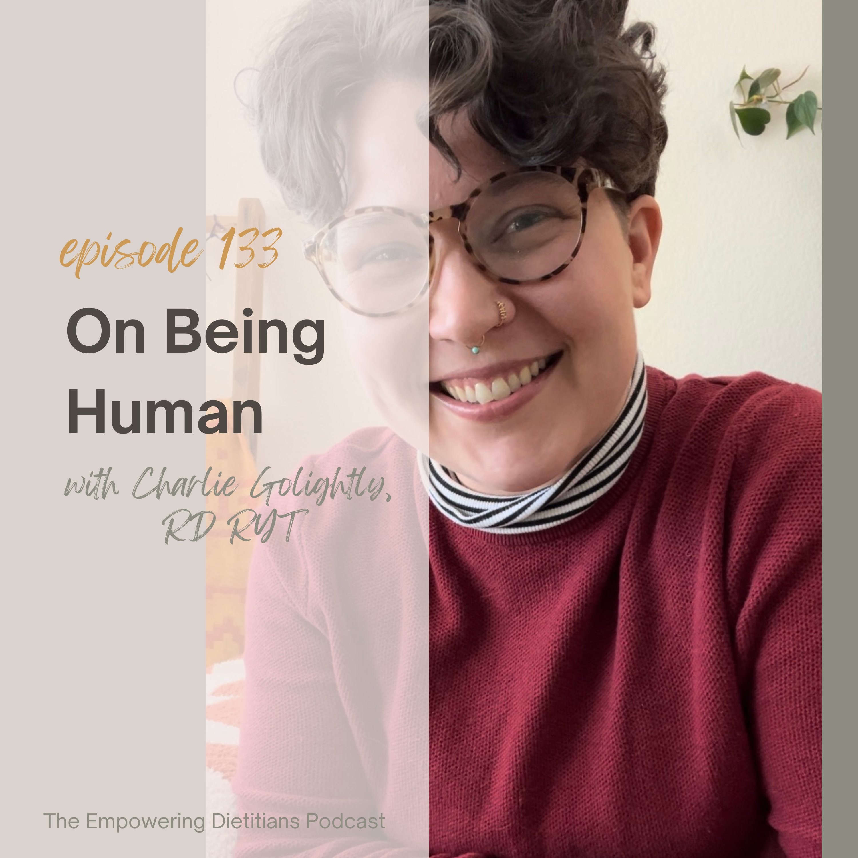 on being human with charlie golightly