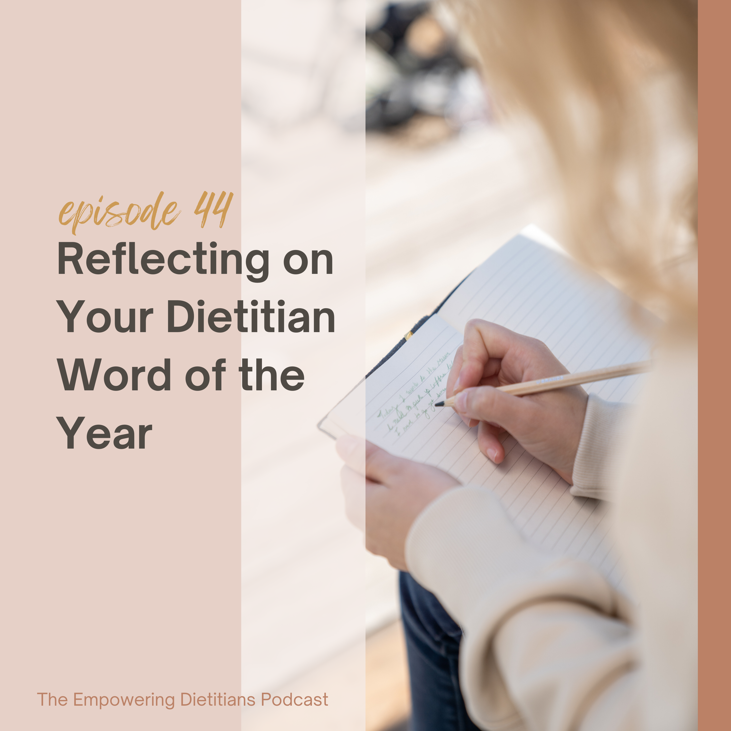 reflecting on your dietitian word of the year