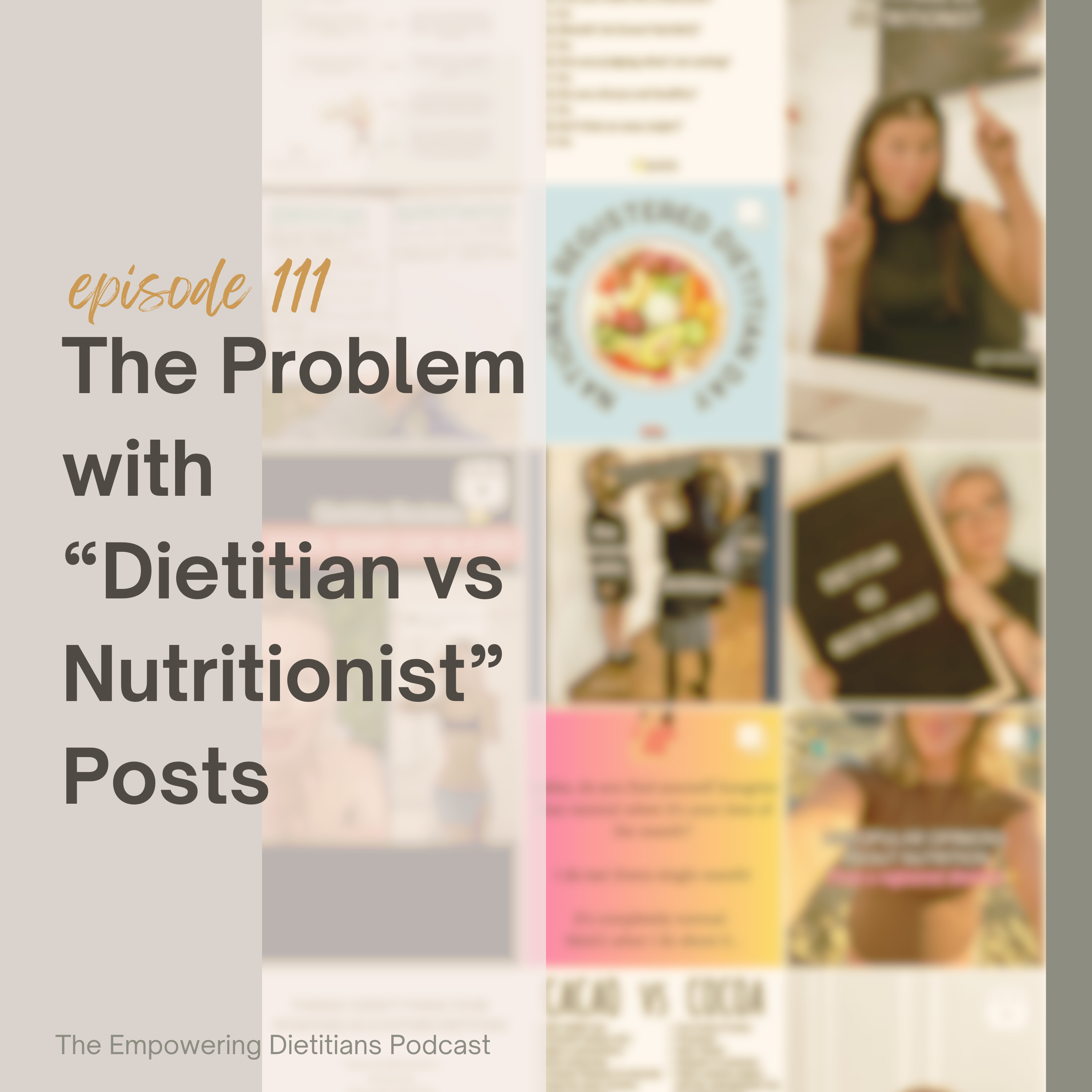 the problem with dietitian vs nutritionist instagram posts