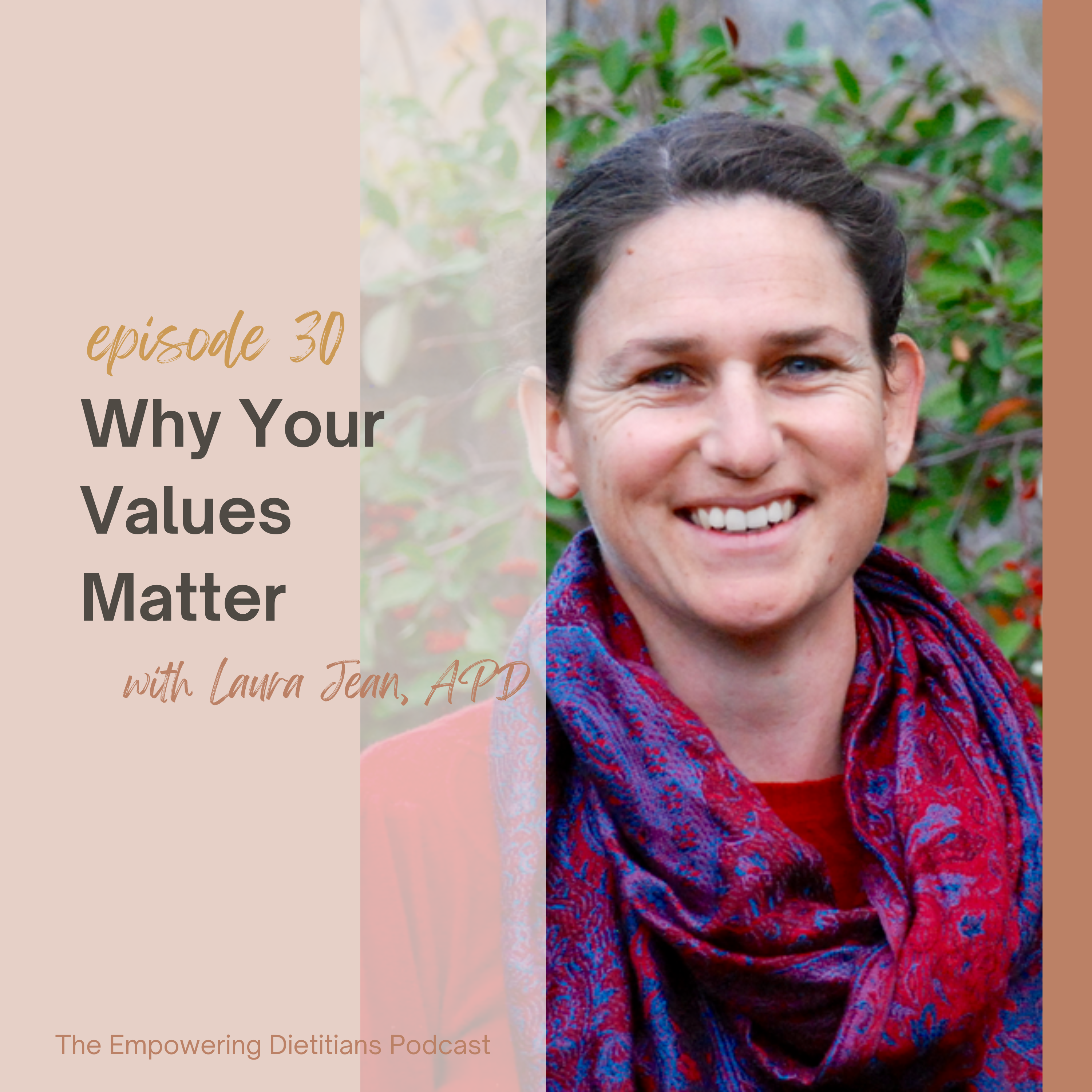 why your values matter as a dietitian with laura jean